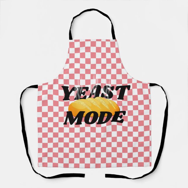 "Yeast Mode" Warm Loaf of Bread - Baker's Apron (Front)