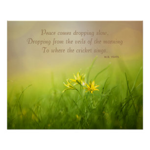 Yeats Citation Matin Sunshine Poster