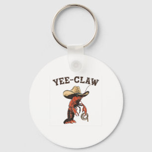 Yee Claw Crawfish Cajun Seafood Festival  Keychain
