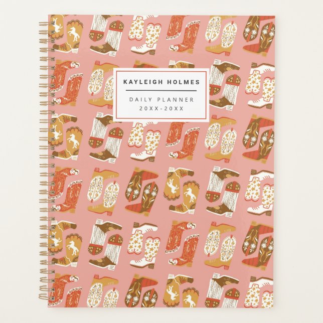 Yee Haw Cowgirl Planner (Devant)