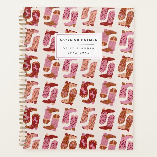 Yee Haw Cowgirl Planner (Devant)