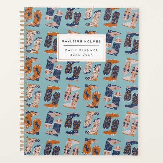 Yee Haw Cowgirl Soft Cover Planner (Devant)