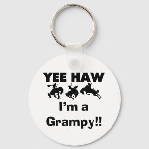 Yee Haw I'm a Grampy T-shirts and Gifts Keychain
