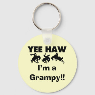 Yee Haw I'm a Grampy T-shirts and Gifts Keychain