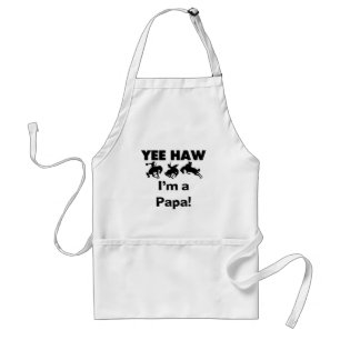 Yee Haw I'm a Papa T-shirts and GIfts Standard Apron