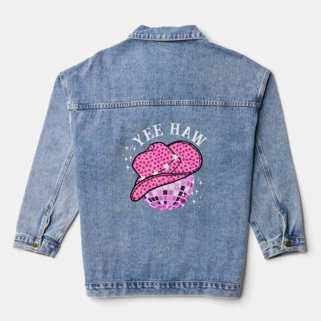 Yee Haw Rose Purple Cowgirl Disco Rodeo (Verso)