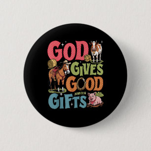 Yee Haw Vbs 2025 Animal Farm Vacation Bible School 2 Inch Round Button