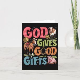 Yee Haw Vbs 2025 Animal Farm Vacation Bible School Card