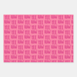 Yee Haw Wrapping Paper, Country Glam Gift Wrap