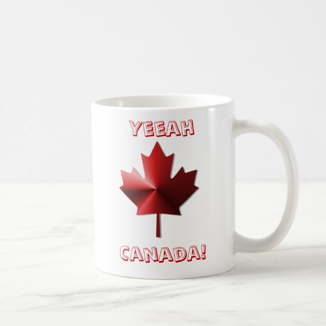 Yeeah Canada Flag Maple Leaf Mug (Right)