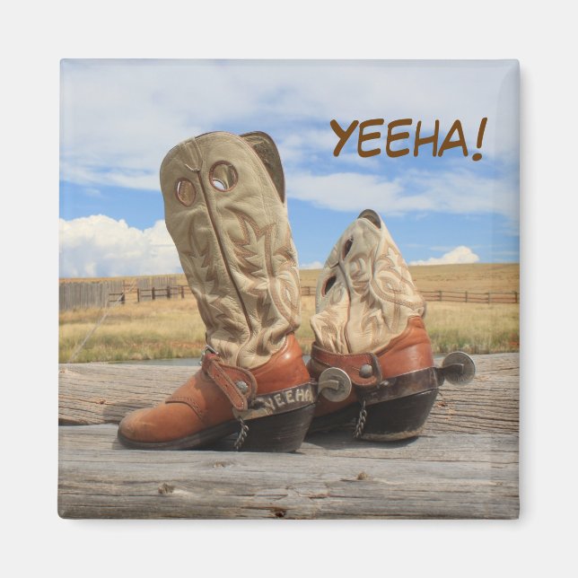 Yeeha Russe Magnet de démarrage occidental (Devant)