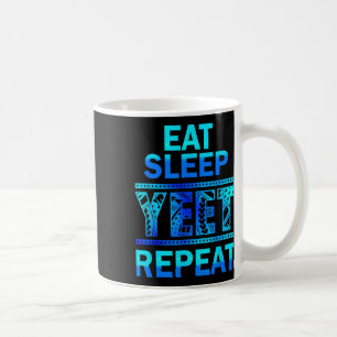 Yeet Funny Saying Meme For Men Women Kids Eat Slee Coffee Mug