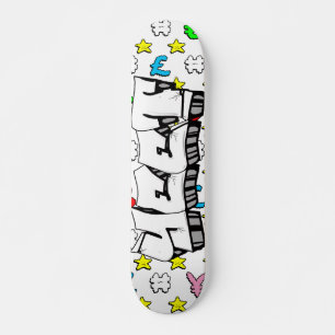 Yeet Graffiti Custom Skateboard