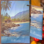Yelapa Beach 761 Kitchen Towel<br><div class="desc">Painting "Yelapa Beach 761" Collection Customize and brighten up any kitchen with new kitchen towels! Made of durable poly-blend, these towels are great for drying and will look vibrant with this artwork. Designed for a lifetime of use, these machine-washable kitchen towels also look great and clean up well. Personalize on...</div>