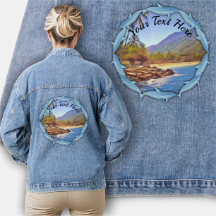 Yelapa Beach Dolphins 761 Denim Jacket