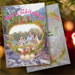 Yelapa Family Christmas 821 Holiday Card<br><div class="desc">Painting "Yelapa Trail 821 Painting" Spread joy, share cheer, merry everything and a happy always! Holiday cards designed to brighten up the entire year and adding your favourite family photo. Personalize on the product page or click the "Customize" button for more design options. The design created from my painting “Yelapa...</div>