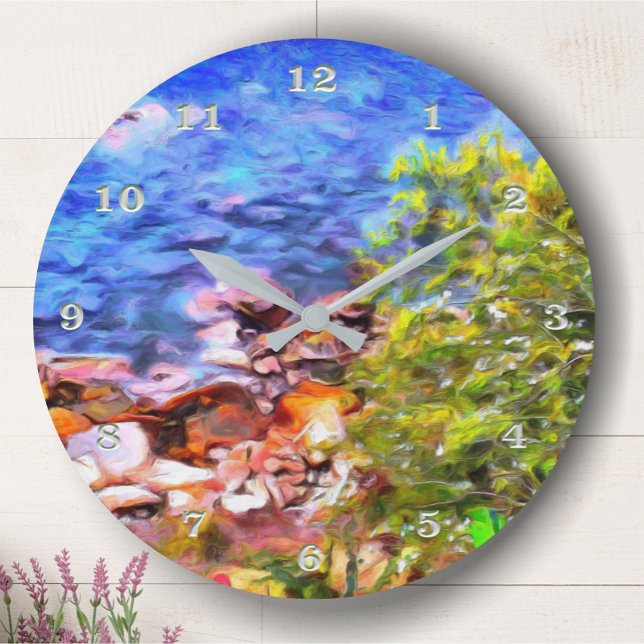 Yelapa Scenic Path View 0819 Large Clock (Creator Uploaded)