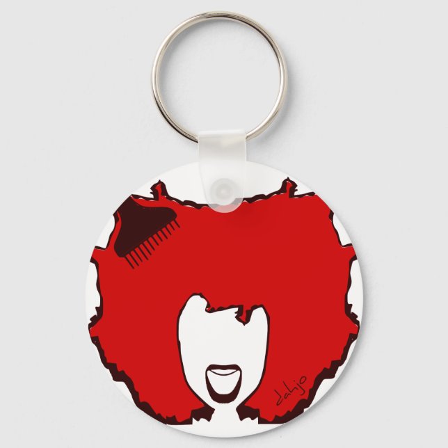 YELL OUT LOUD in RED Keychain (Front)