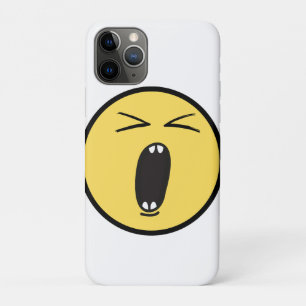 Yelling Face on the speaker. iPhone 11 Pro Case