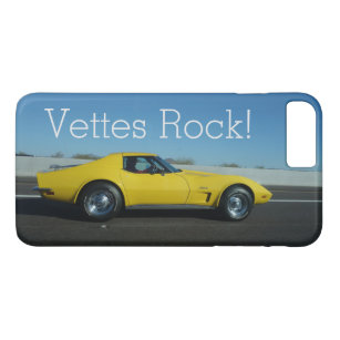 Yellow 1973 Corvette Stingray Case-Mate iPhone Case