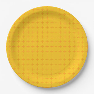 Yellow 1 paper plate