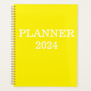 Yellow 2024 planner