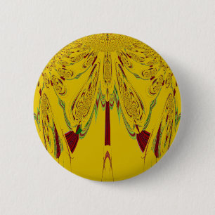 Yellow 2 Inch Round Button