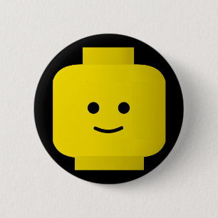 Yellow 2 Inch Round Button