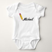 Yellow #2 School Pencil Writing Personalized Name
