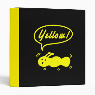 Yellow! 3 Ring Binder