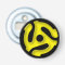 Yellow 45 RPM Record Adapter