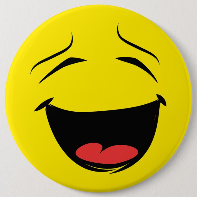 YELLOW 6 INCH ROUND BUTTON (Front)