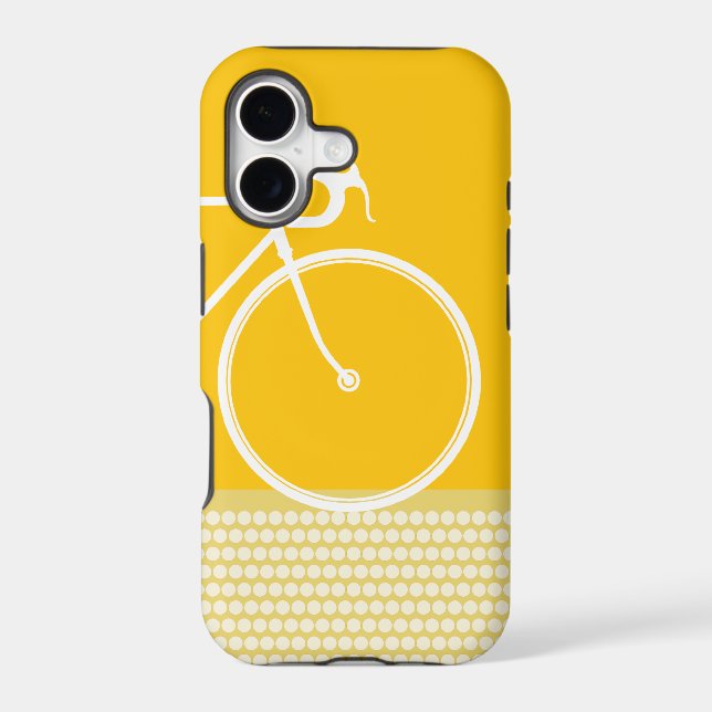 yellow Abstract Bicycle iPhone 5 Case (Back)