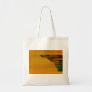 Yellow Abstract Design Tote Bag