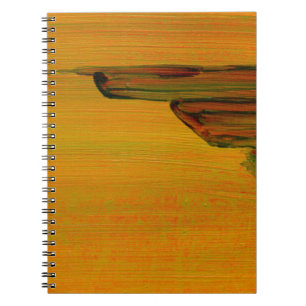 Yellow Abstract notebook