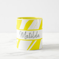 Yellow Abstract Personalized