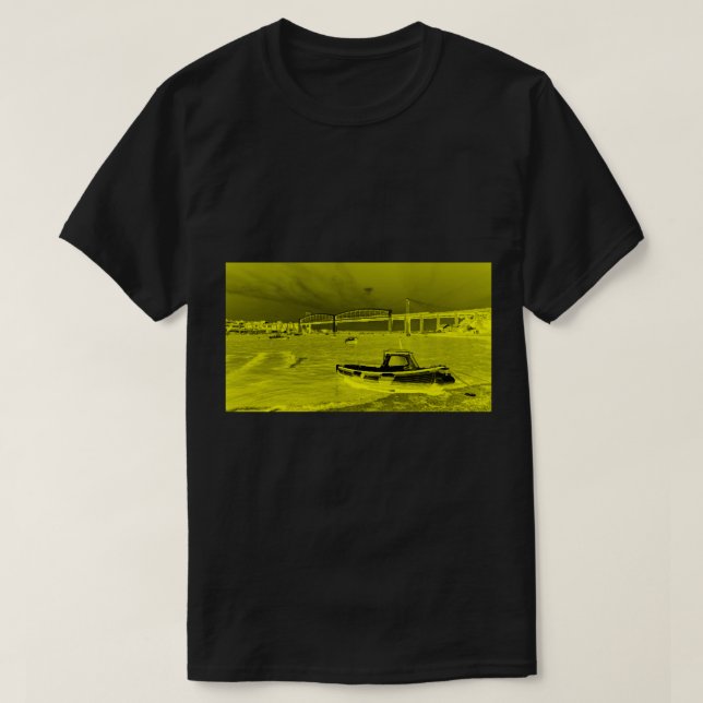Yellow Albert Bridge  T-Shirt (Design Front)