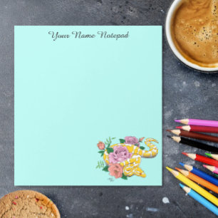 Yellow Albino Ball Python  Notepad