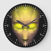 Yellow Alien Face