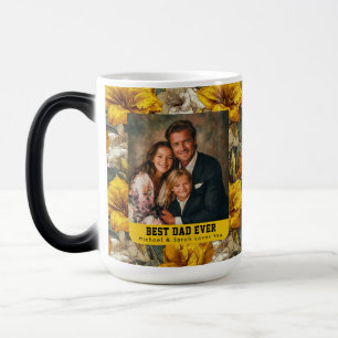 Yellow Amaryllis Garden Proud Dad Pop Appreciation Magic Mug