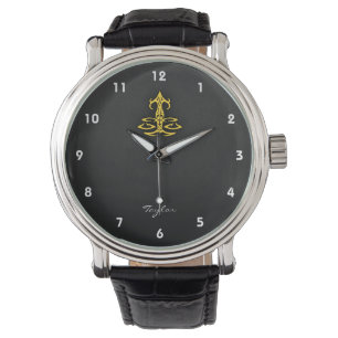Yellow Amber Libra Watch