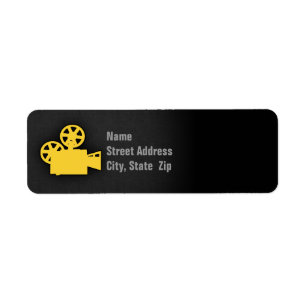 Yellow Amber Movie Camera