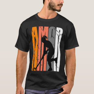 Yellow Amor Hockey Daughter Girl Birthday Happy Re T-Shirt