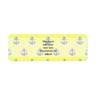 Yellow anchor pattern