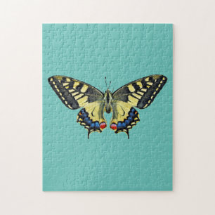 Yellow and black butterfly    jigsaw puzzle