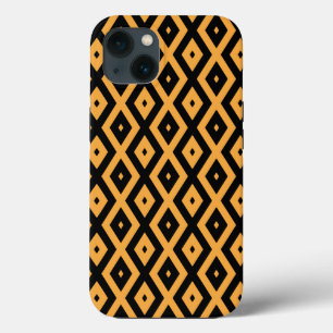 Yellow and black diamond pattern Case-Mate iPhone  iPhone 13 Case
