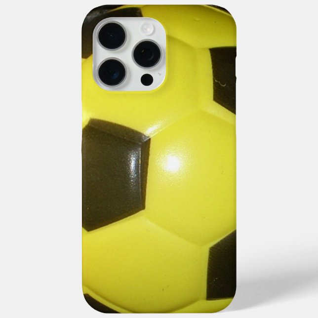 Yellow and black Football. Case-Mate iPhone Case (Back)