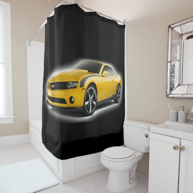 Yellow and black sports car (In Situ)