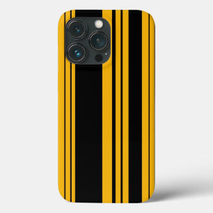 Yellow and Black Stripes Pattern Case-Mate iPhone iPhone 13 Pro Case