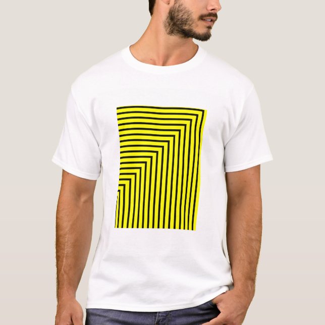 Yellow and black T-Shirt (Front)